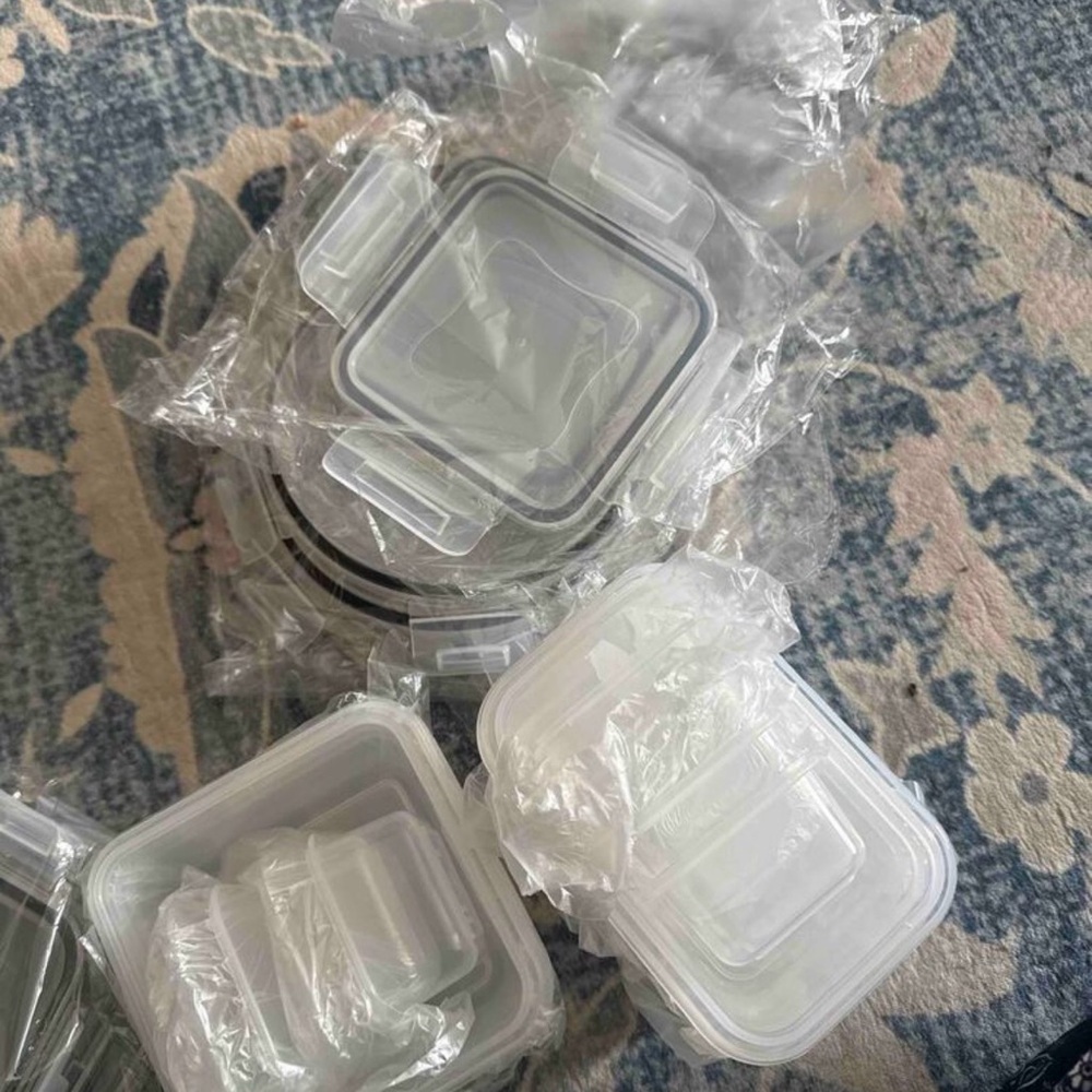52-Piece Clear Food Storage Container Set - Picture 6 of 12